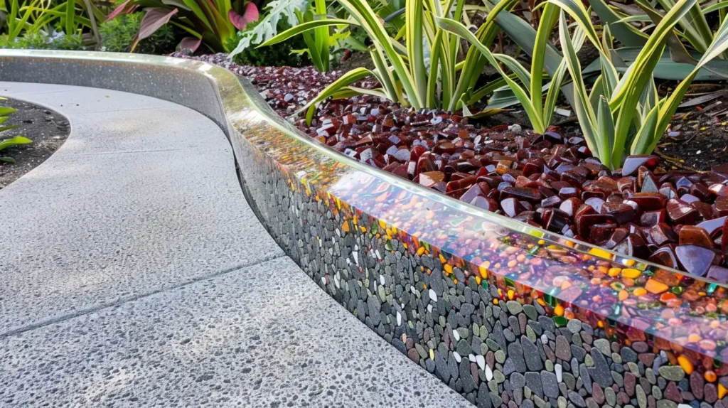 Modern Garden Edging Terrazzo