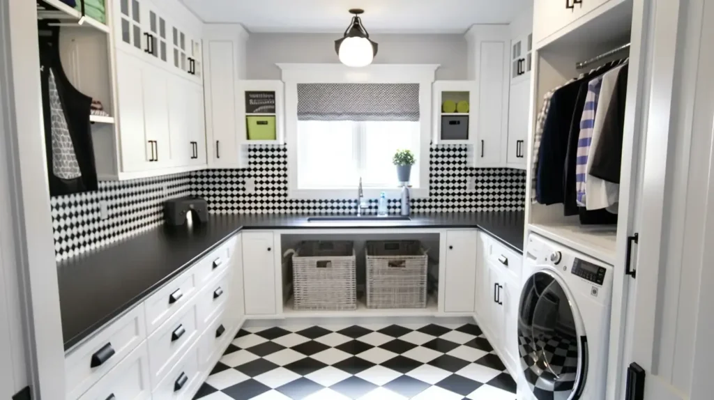 Modern Laundry Room Multi-functional Spaces
