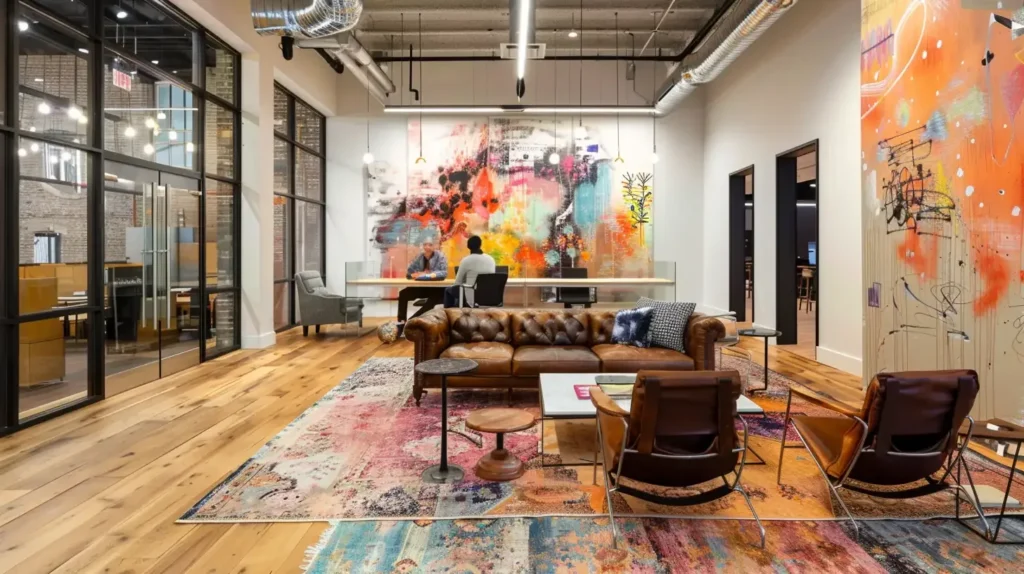 Modern Office Design Artistic Features