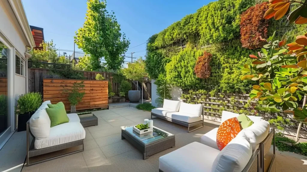 Modern Backyard Vertical Gardens