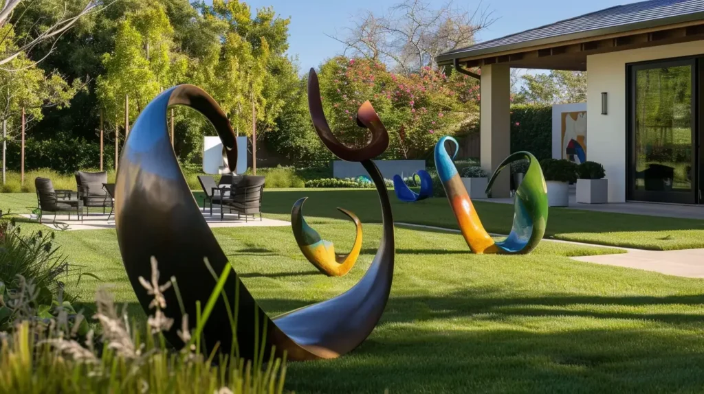 Modern Backyard Art Installations