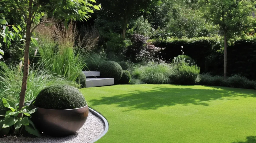 contemporary garden Living Edging