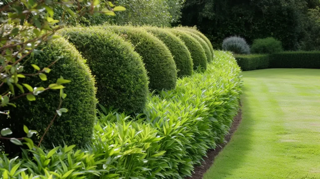 contemporary garden Hedge Edge