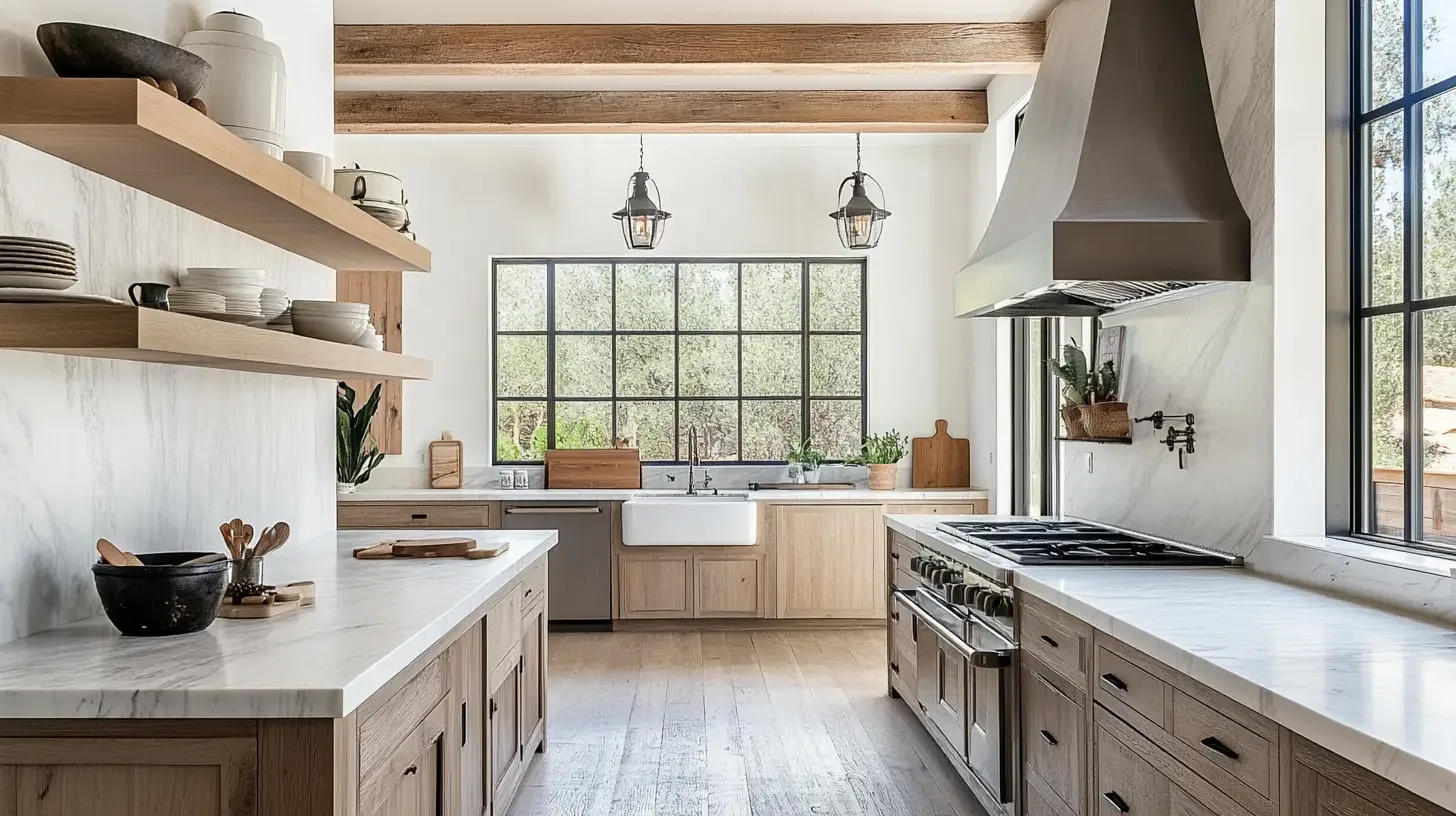 30 Rustic Modern Kitchen Ideas to Fall in Love With 2025 1 modern rustic kitchen ideas